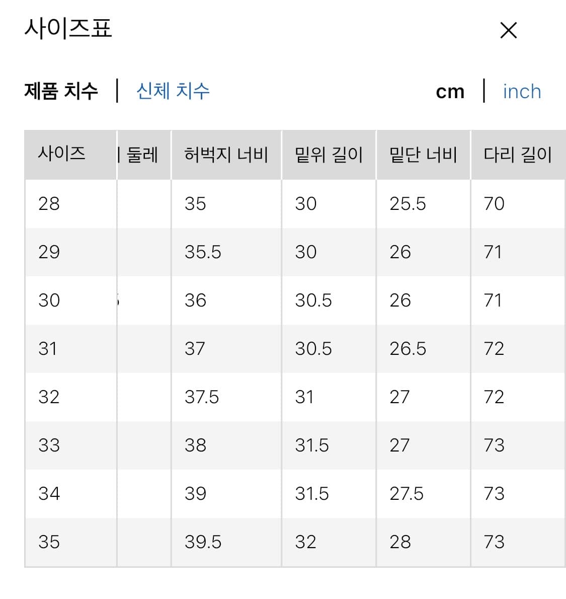 24fw 유니클로 JW앤더슨 벌룬 와이드핏 진 (32) 상품이미지10