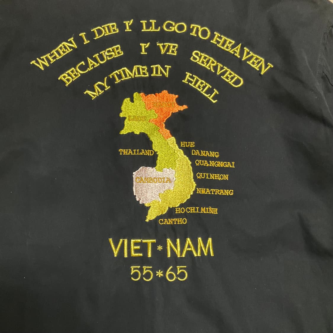 빈티지 베트남 수베니어 자켓 상품이미지5