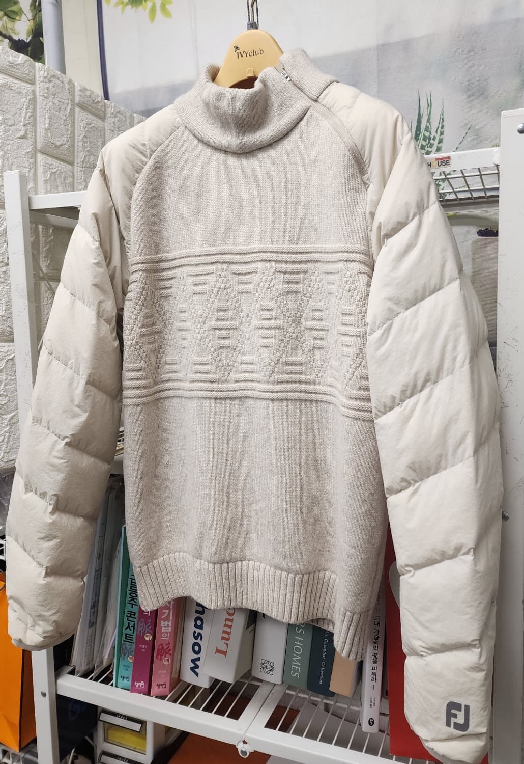 풋조이 골프방풍니트 95 하이브리드 겨울 골프방풍자켓 XD75 상품이미지2