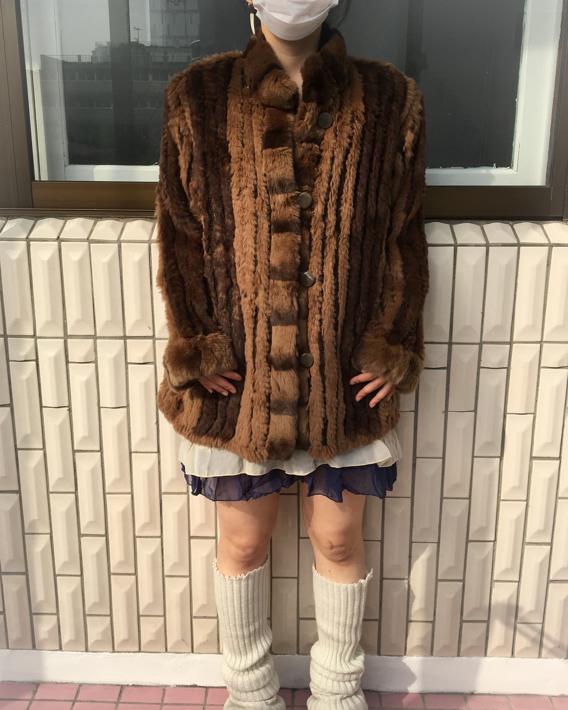 Reversible fur jacket 상품이미지1