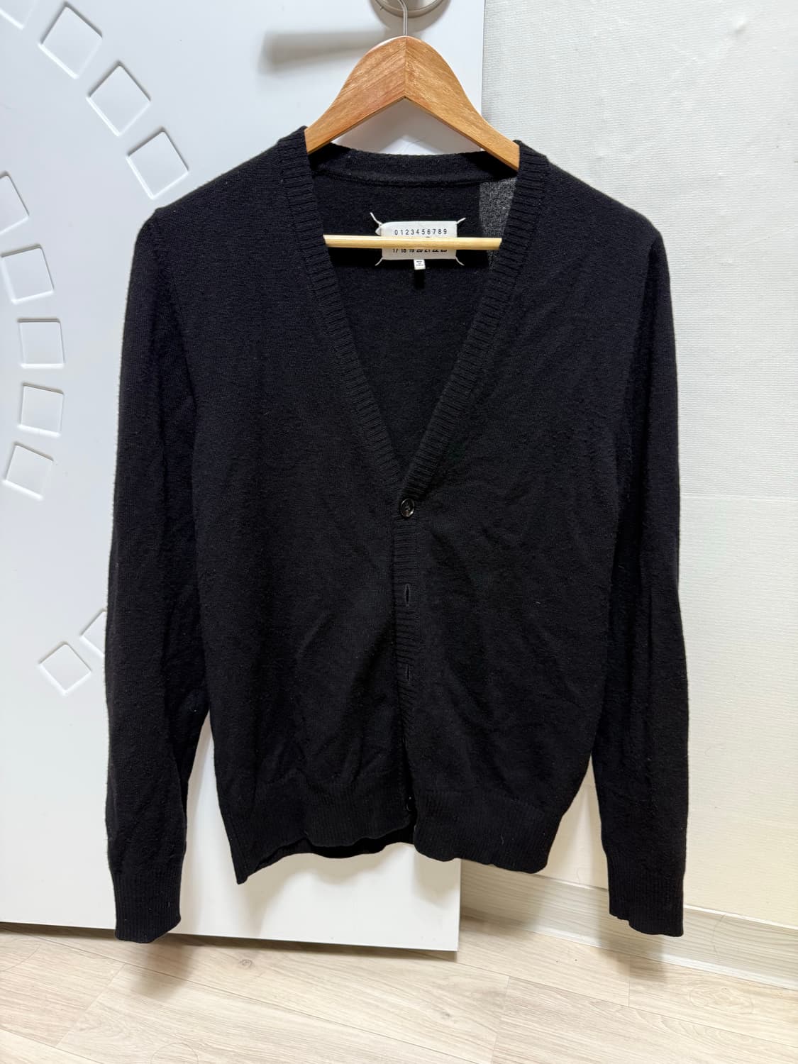 마르지엘라 레더 엘보 가디건 s 상품이미지2