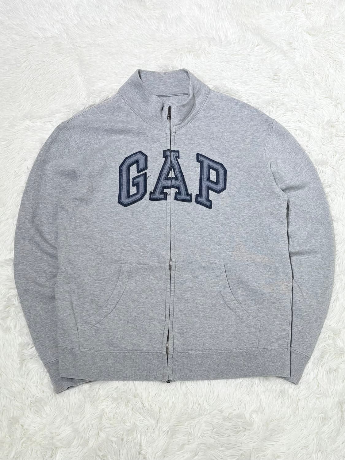 갭 그레이 빅로고 코튼 집업 상품이미지4