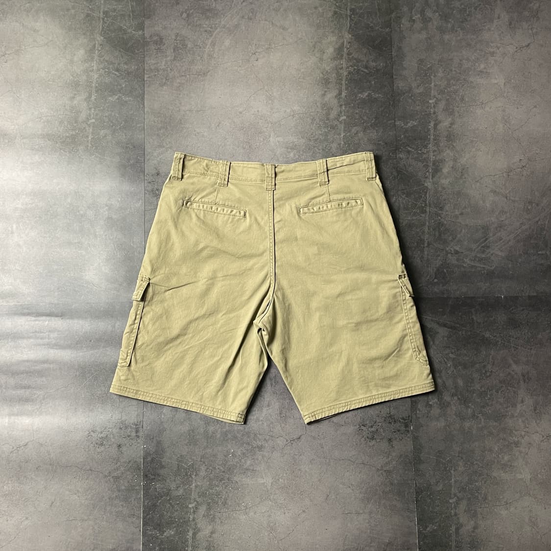 WRANGLER 랭글러 빈티지 베이지 코튼 카고 하프팬츠 A00718 상품이미지5