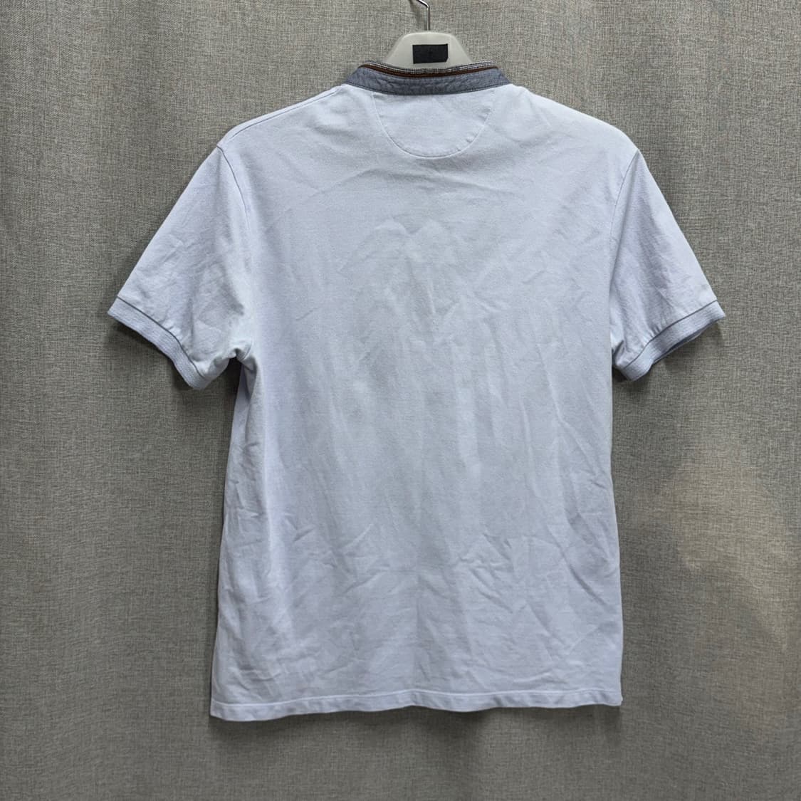 [L] 자라 zara 남성 헨리넥 코튼 반팔티 상품이미지4