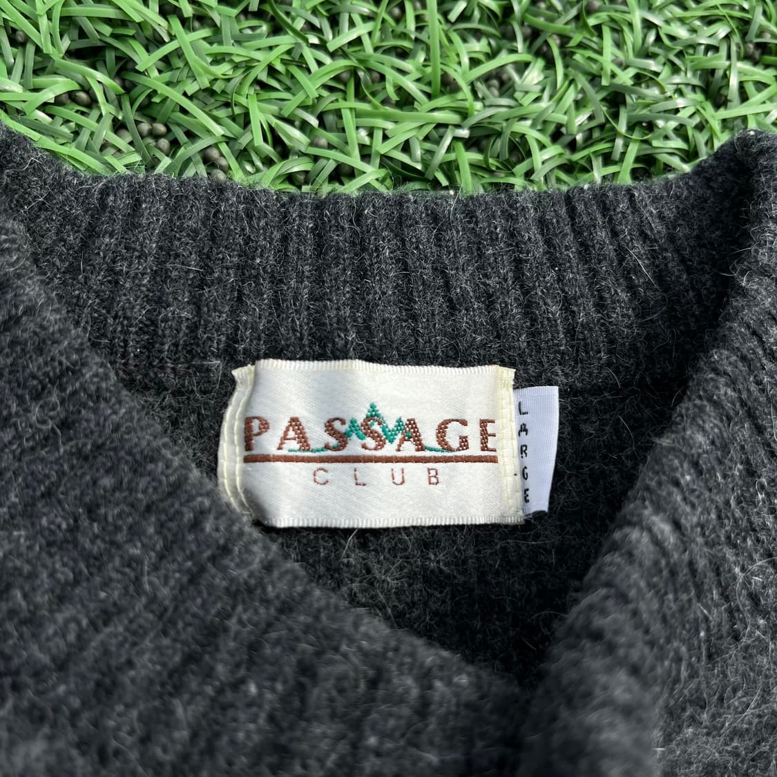 PASSAGE CLUB 헨리넥 니트 (실측확인) 상품이미지2