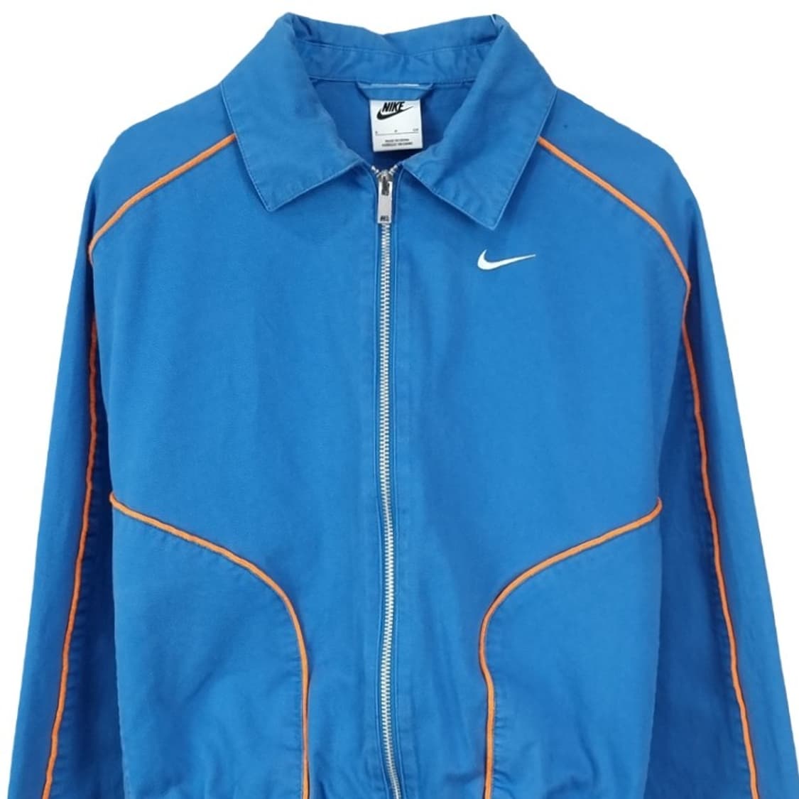 [나이키](민지 실착)빅로고 NSW 우븐 크롭 집업 블루종 M17461 상품이미지5