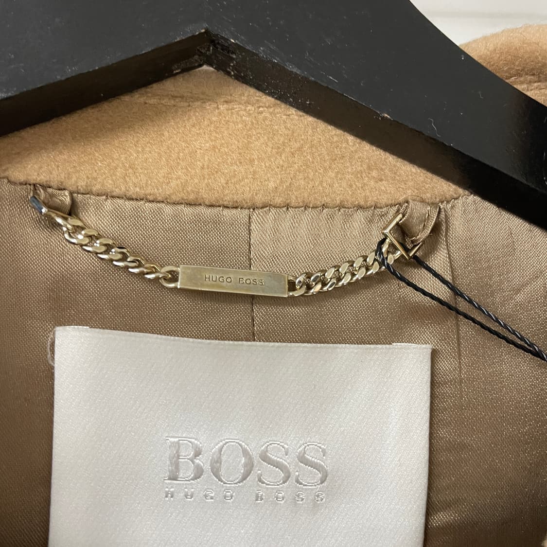 휴고보스 베이지 롱 코트 34(W) 상품이미지4