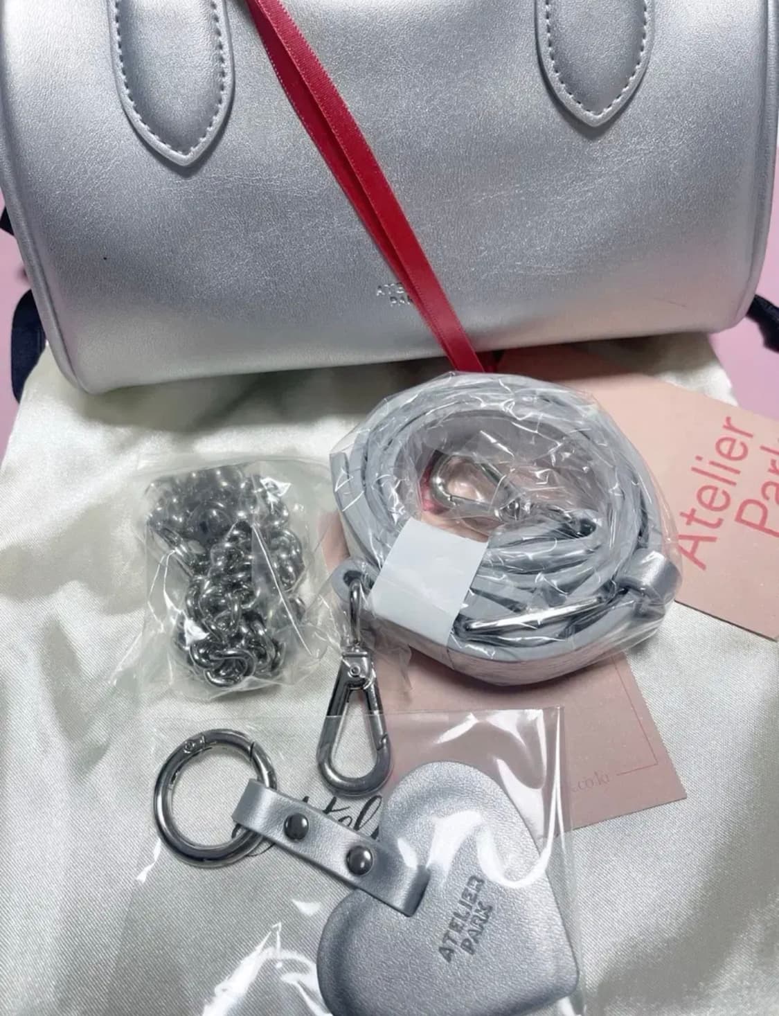 (새상품)아틀리에파크 실버백+키링포함 상품이미지4