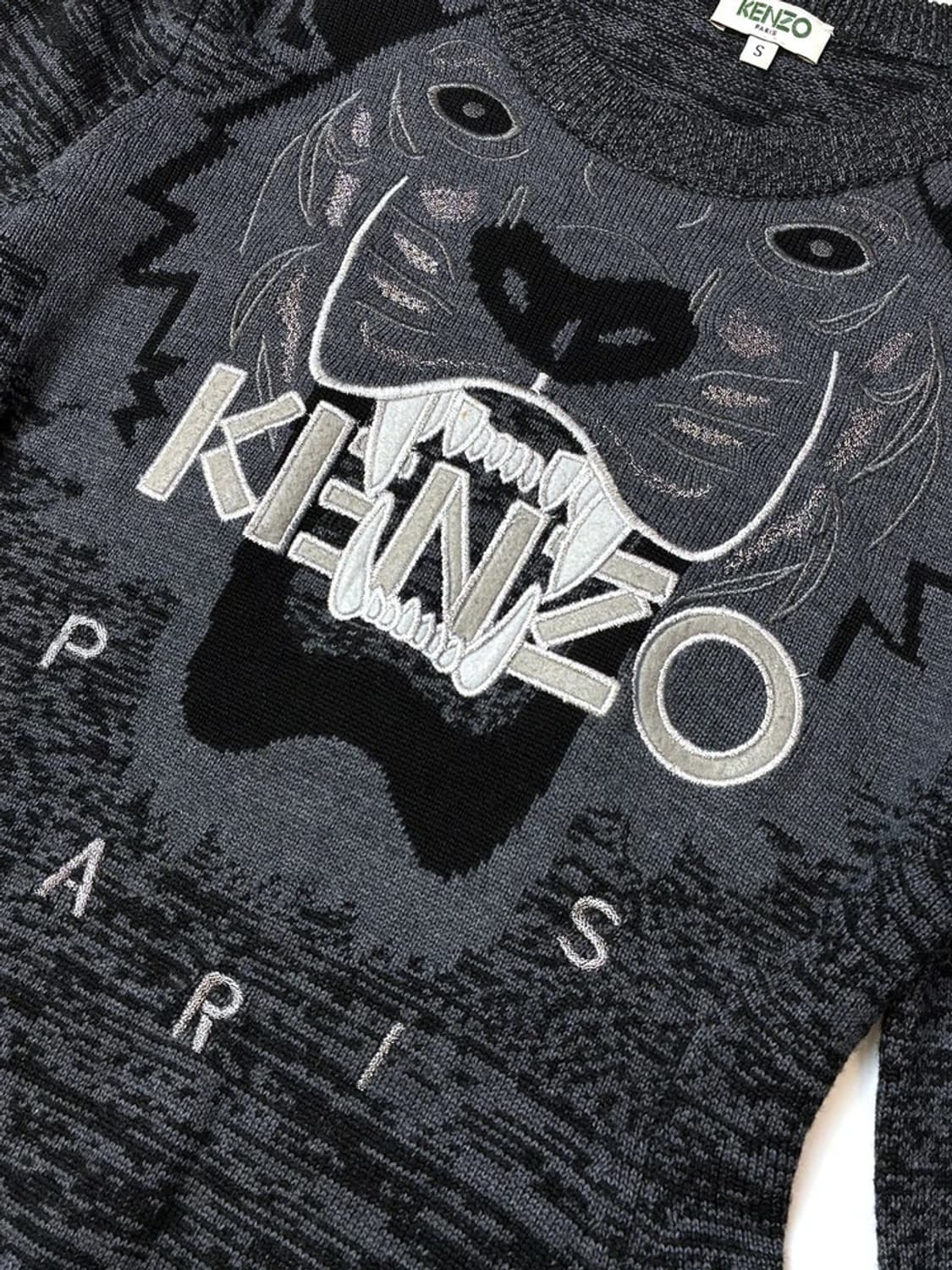 겐조 KENZO 15FW 타이거 자수 로고 원피스 PN4580 상품이미지3