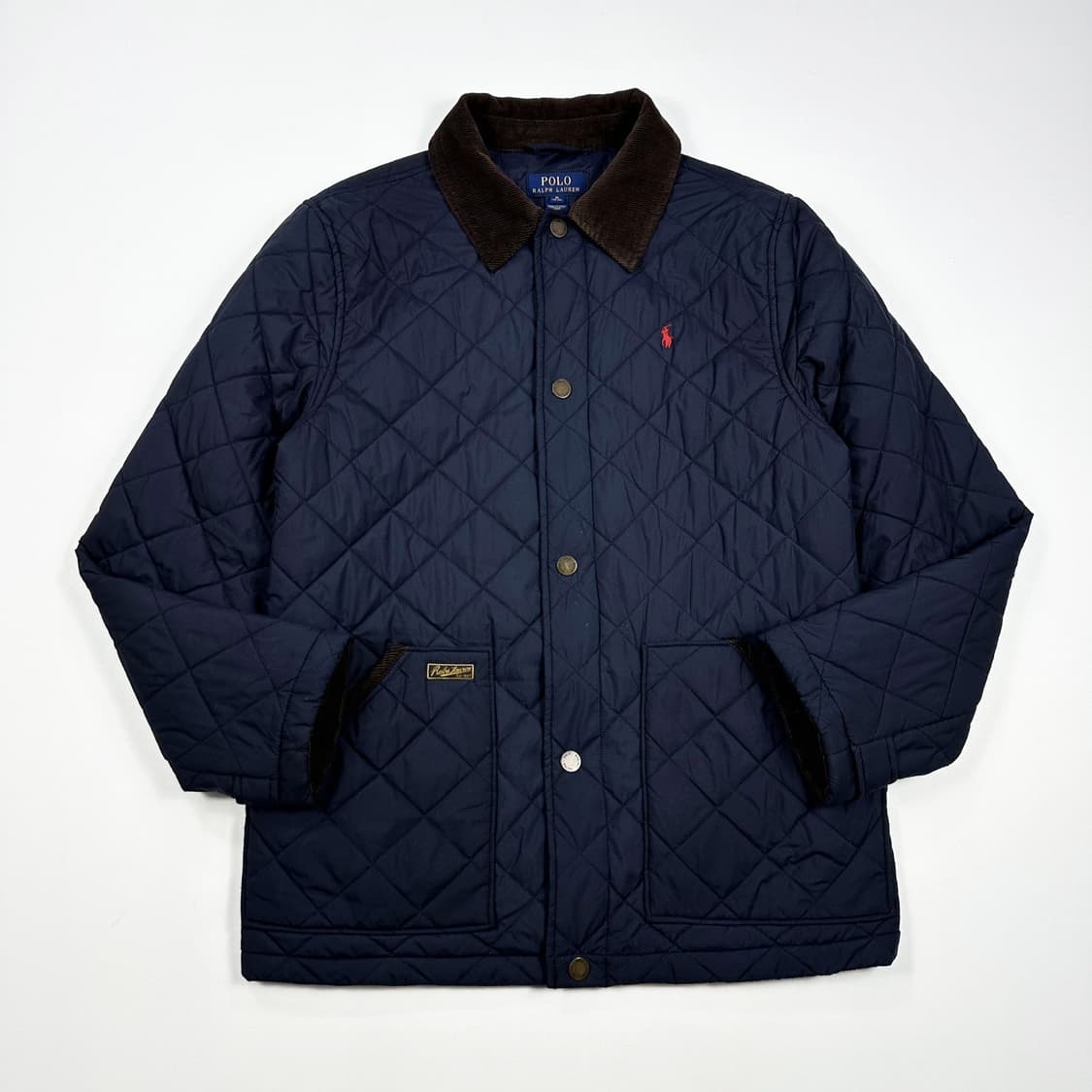 폴로 랄프로렌 포니 걸즈 네이비 퀼팅자켓 (실측 M 여성추천) 상품이미지2