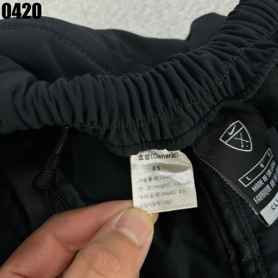 나이키 블랙 트레이닝 바지 L 상품이미지3