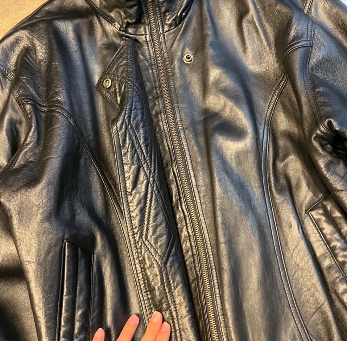 Vintage leather jacket  상품이미지3