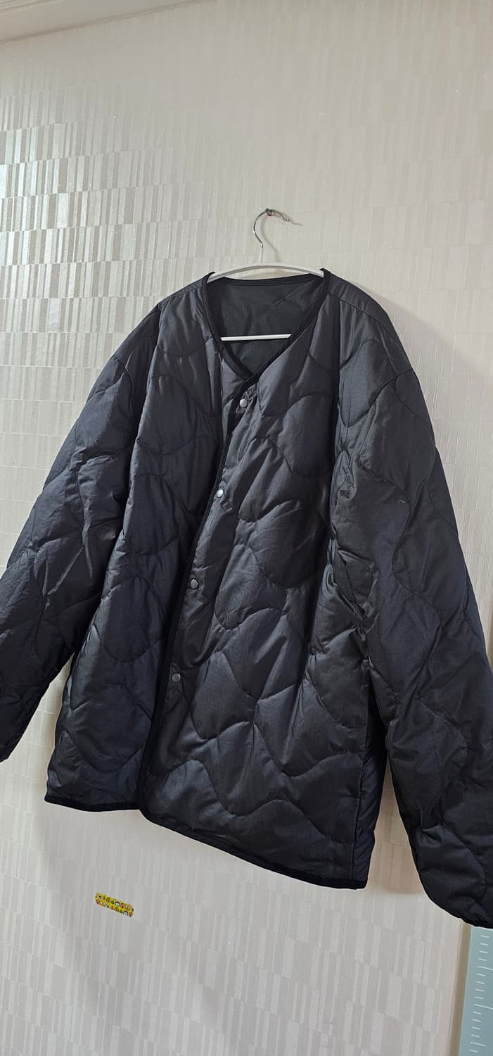 나나미카 리버시블 다운 가디건 블랙 상품이미지3