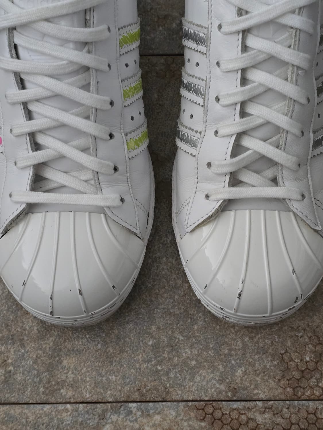 (240)아디다스 슈퍼스타 80s 메탈토 커스텀 상품이미지2