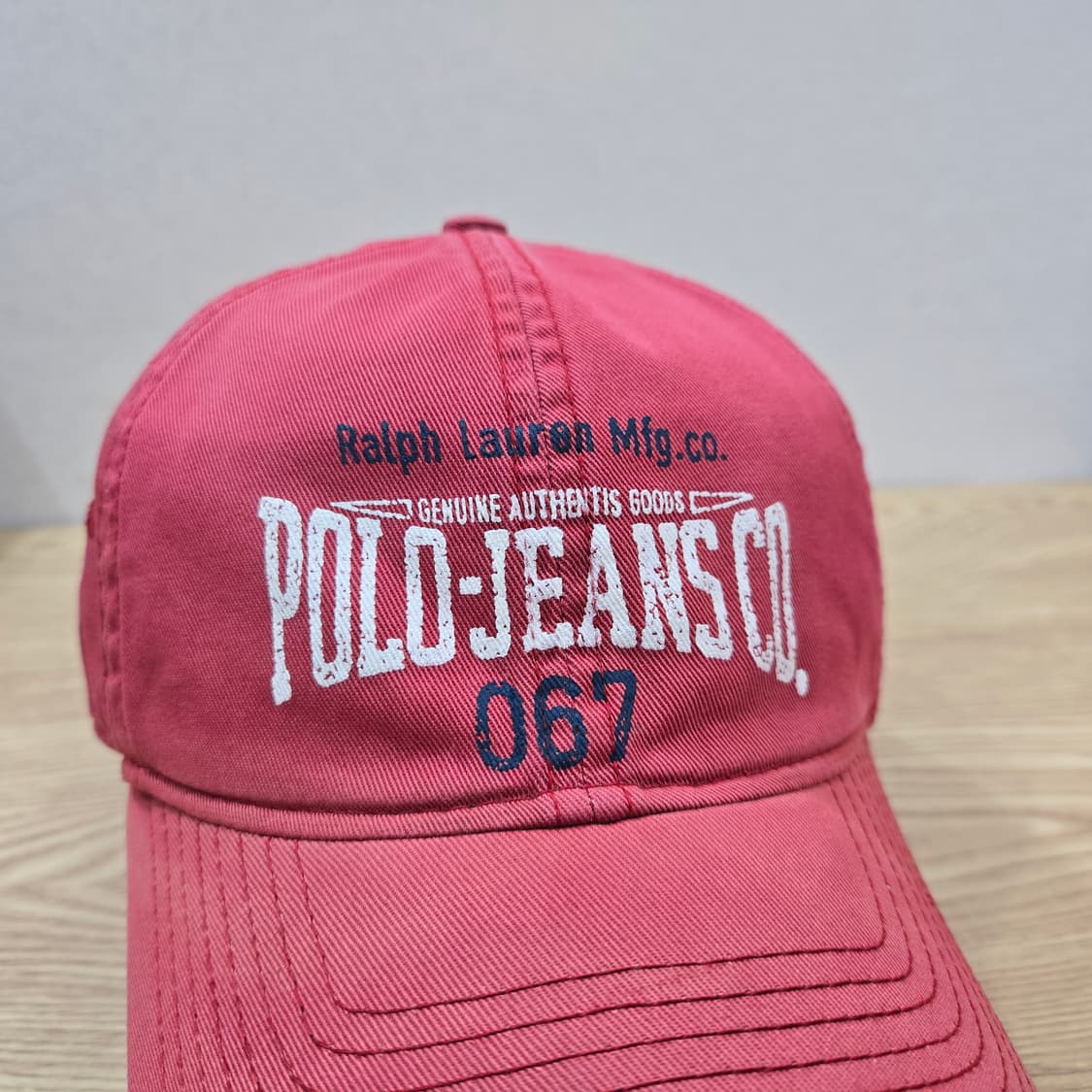 OS 폴로진스 90s 빈티지 볼캡 레드 상품이미지5