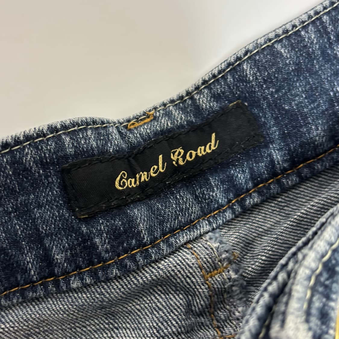 카멜 로드(Camel Road) 아카이브 입체 자수 부츠컷 데님] 상품이미지6