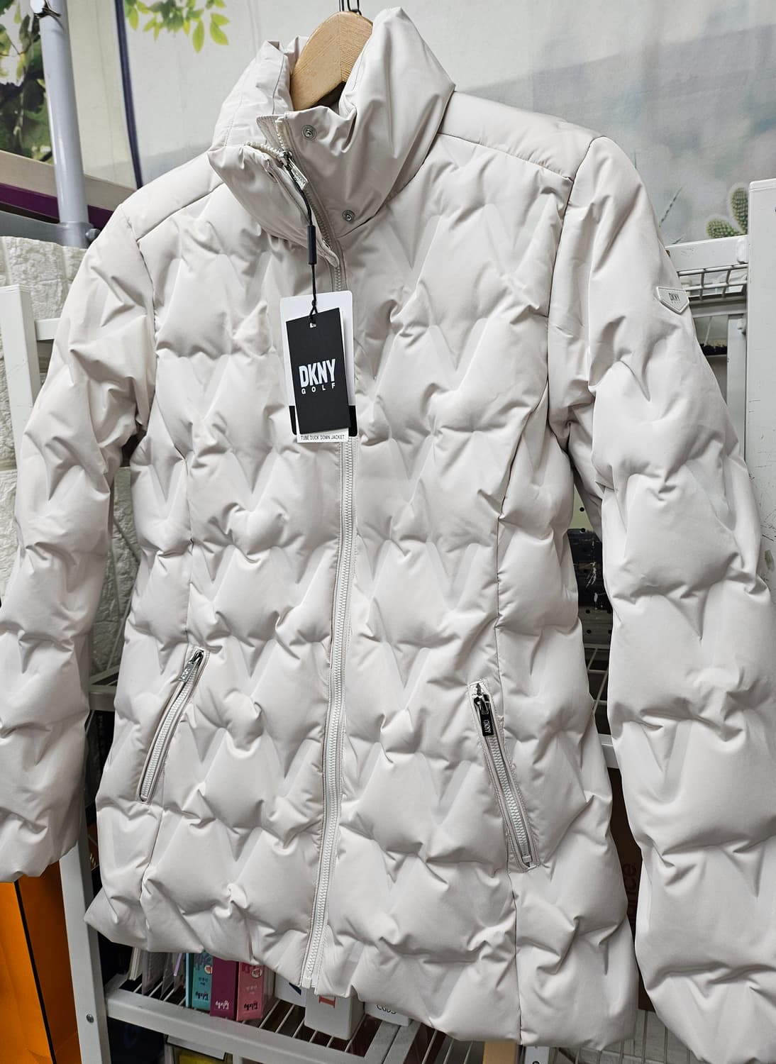 DKNY 여성골프패딩 100 L 퀼팅 다운패딩 AD18 상품이미지2