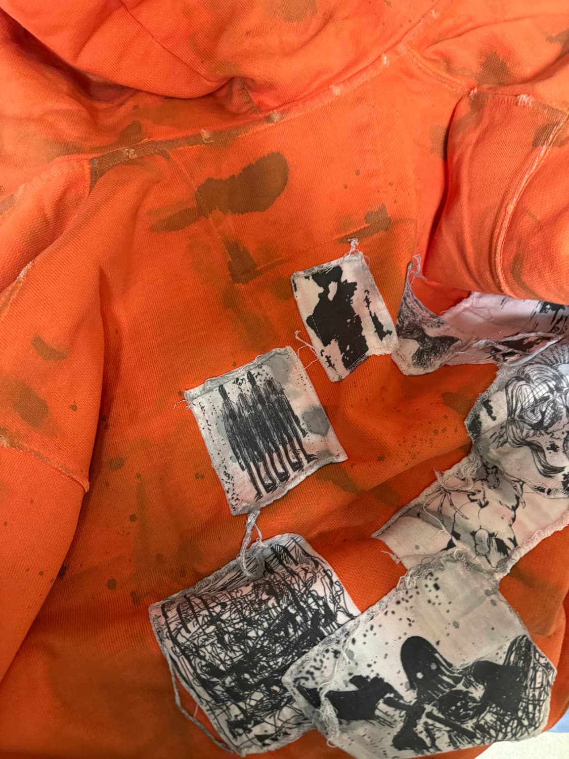 언더마이카 더티오렌지 후드집업 상품이미지3