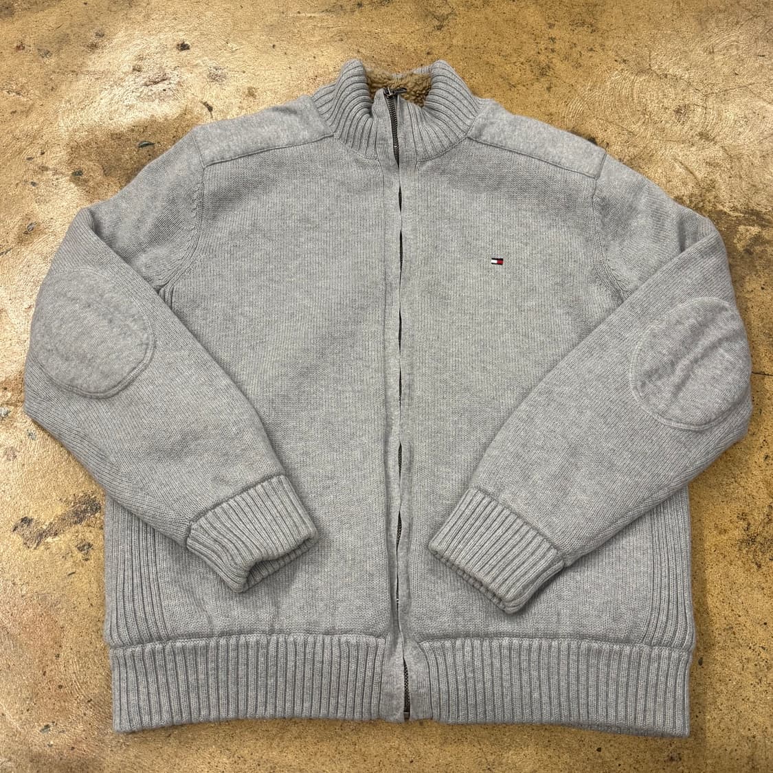 타미힐피거 울프 털 니트 집업  상품이미지2