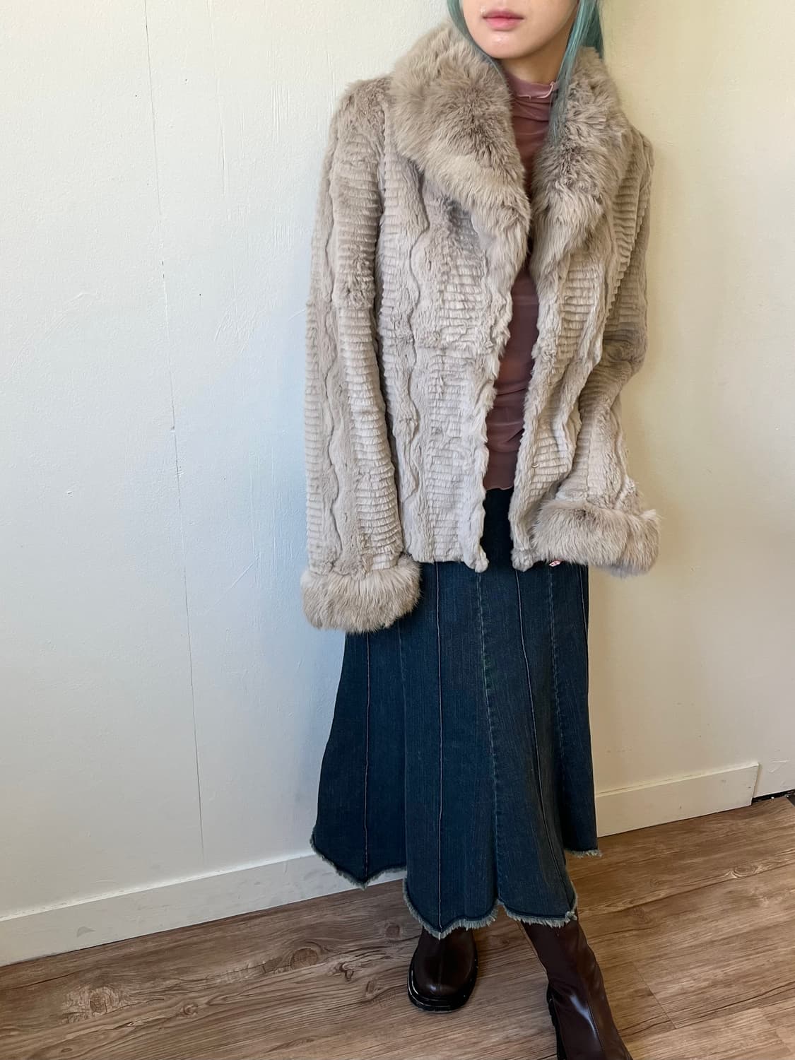 japab vtg 토키 퍼 자켓 상품이미지6