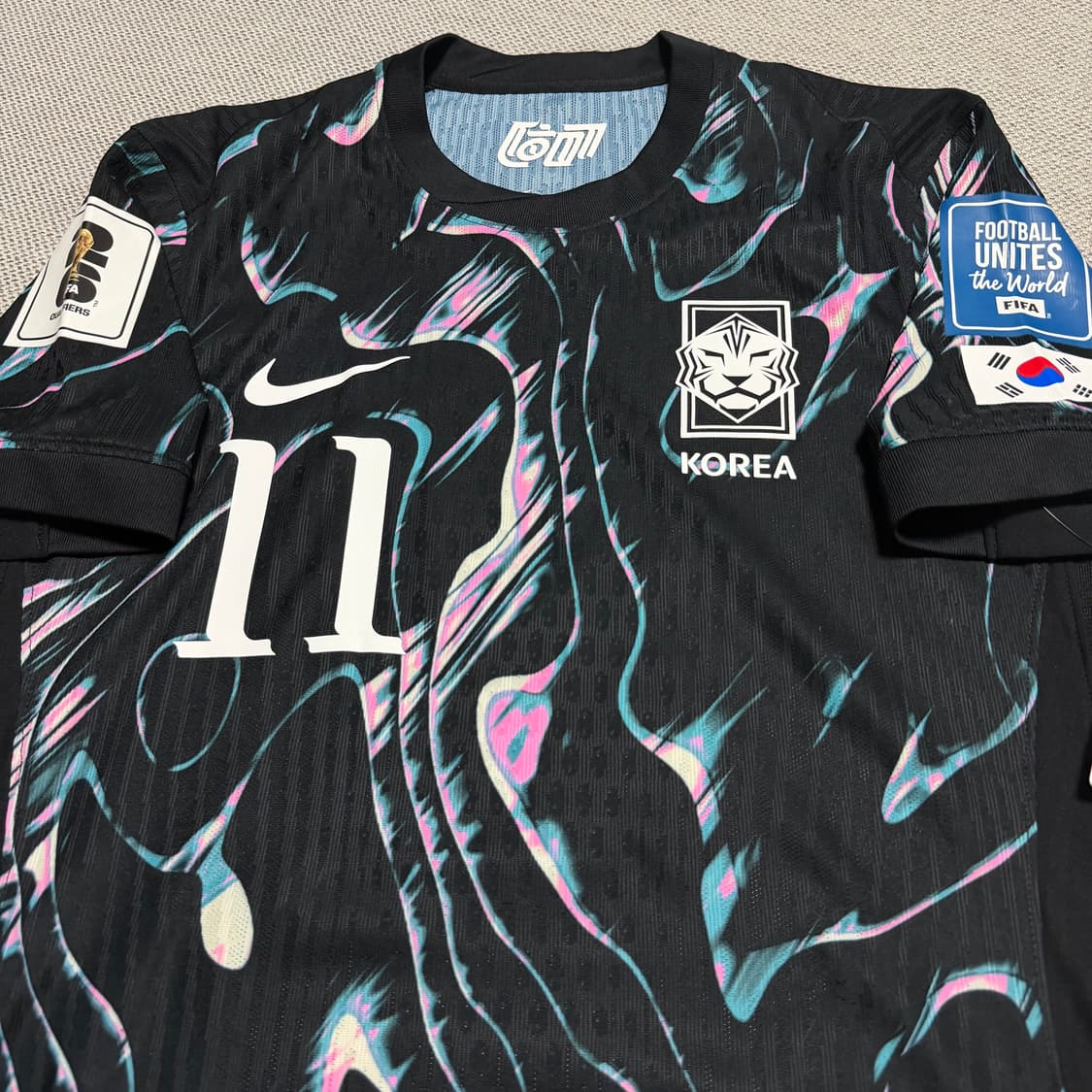 나이키 2024 대한민국 선수지급용 황희찬 마킹 어웨이 유니폼 상품이미지3