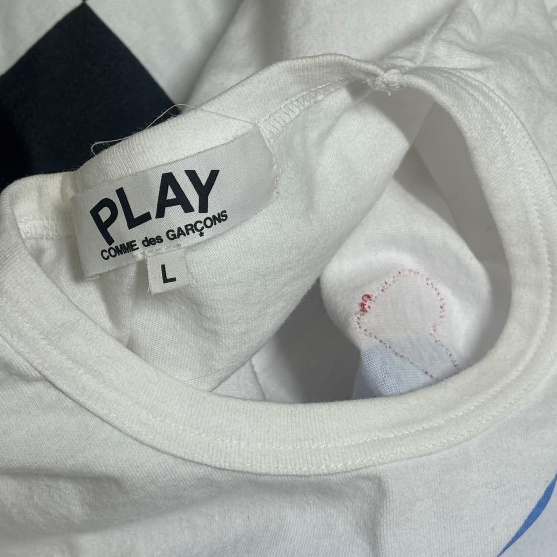 꼼데가르송 플레이 와펜 반팔티 상품이미지3