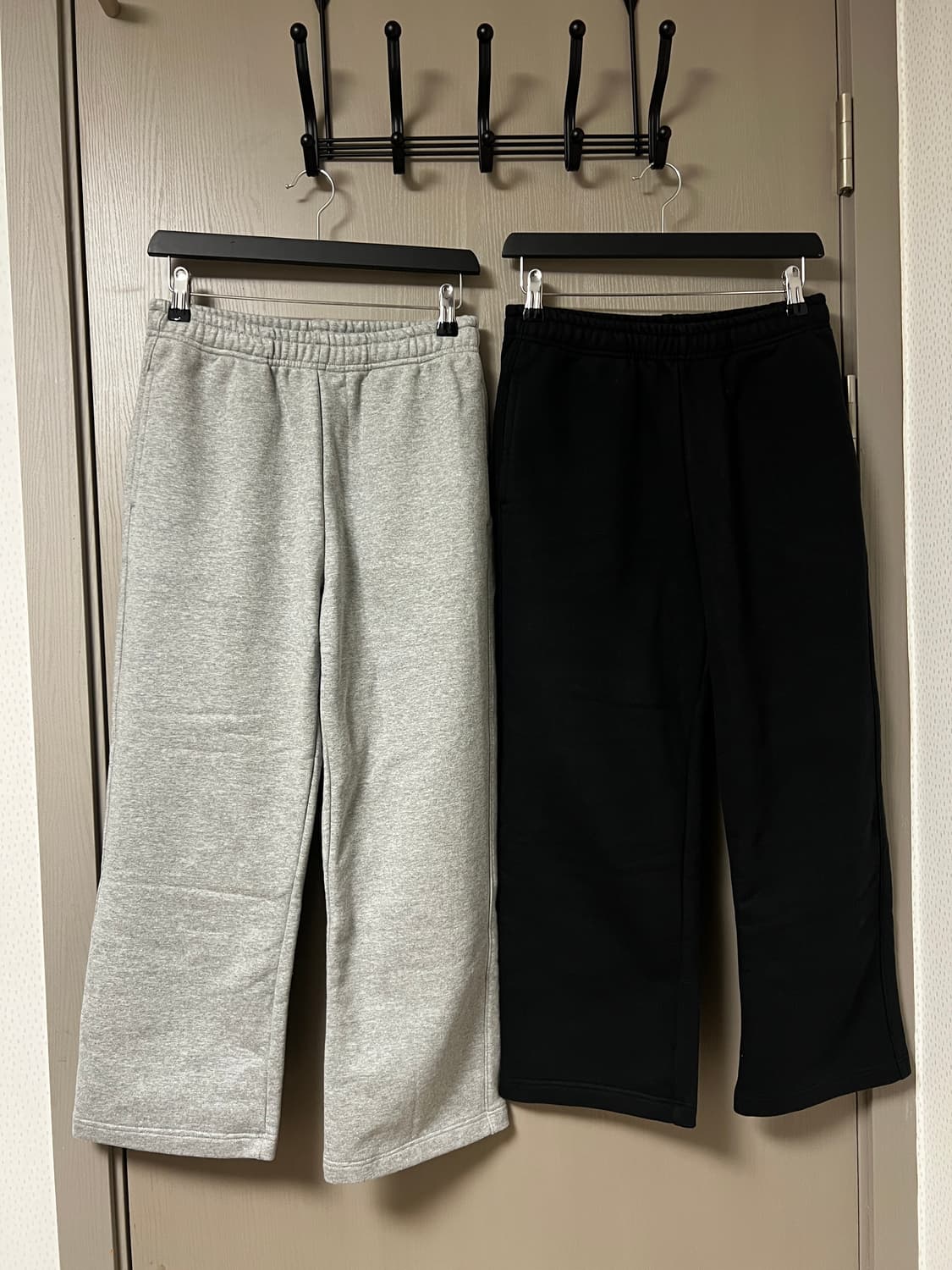 무탠다드 스웨트 팬츠 그레이 블랙 S 일괄 상품이미지1