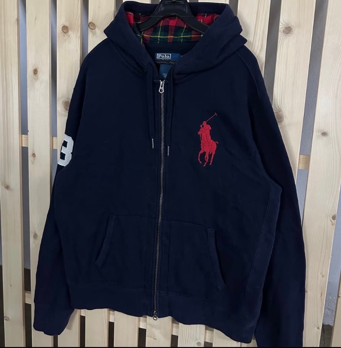 폴로 랄프로렌 빅포니 후드집업 네이비 2xl 상품이미지2