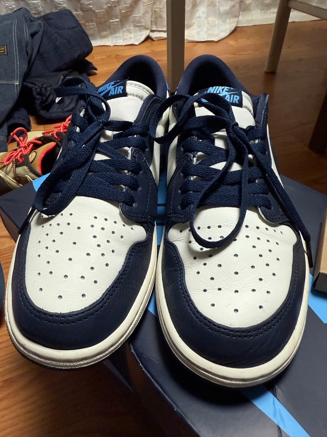 [2회착용] 조던1 로우 옵시디언 270 상품이미지2