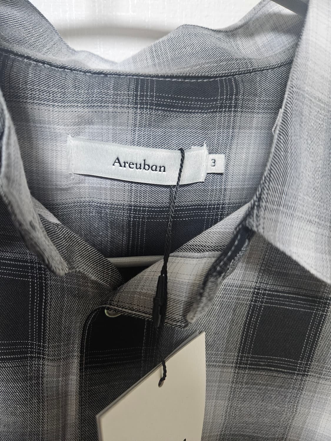 [3] 아르반 체크셔츠 새상품 상품이미지3