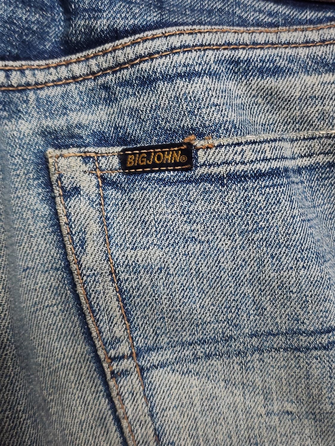 BIG JOHN Rare Jeans 레드라인 셀비지 데님 팬츠 (32) 상품이미지5