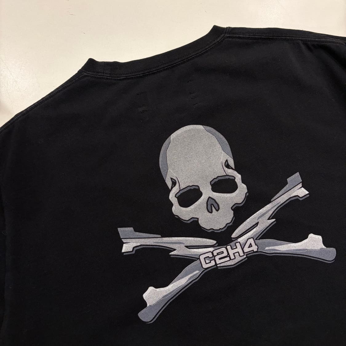 [L] C2H4 x 마스터마인드 반팔 티셔츠 블랙 C84 상품이미지3