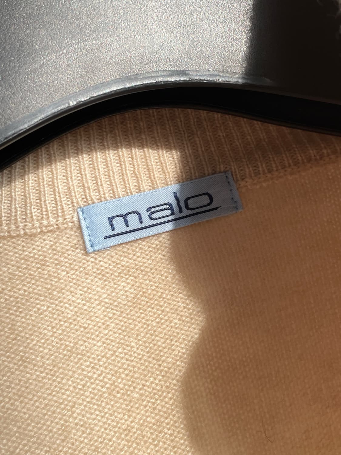 말로 베이지 캐시미어 니트 집업 상품이미지7