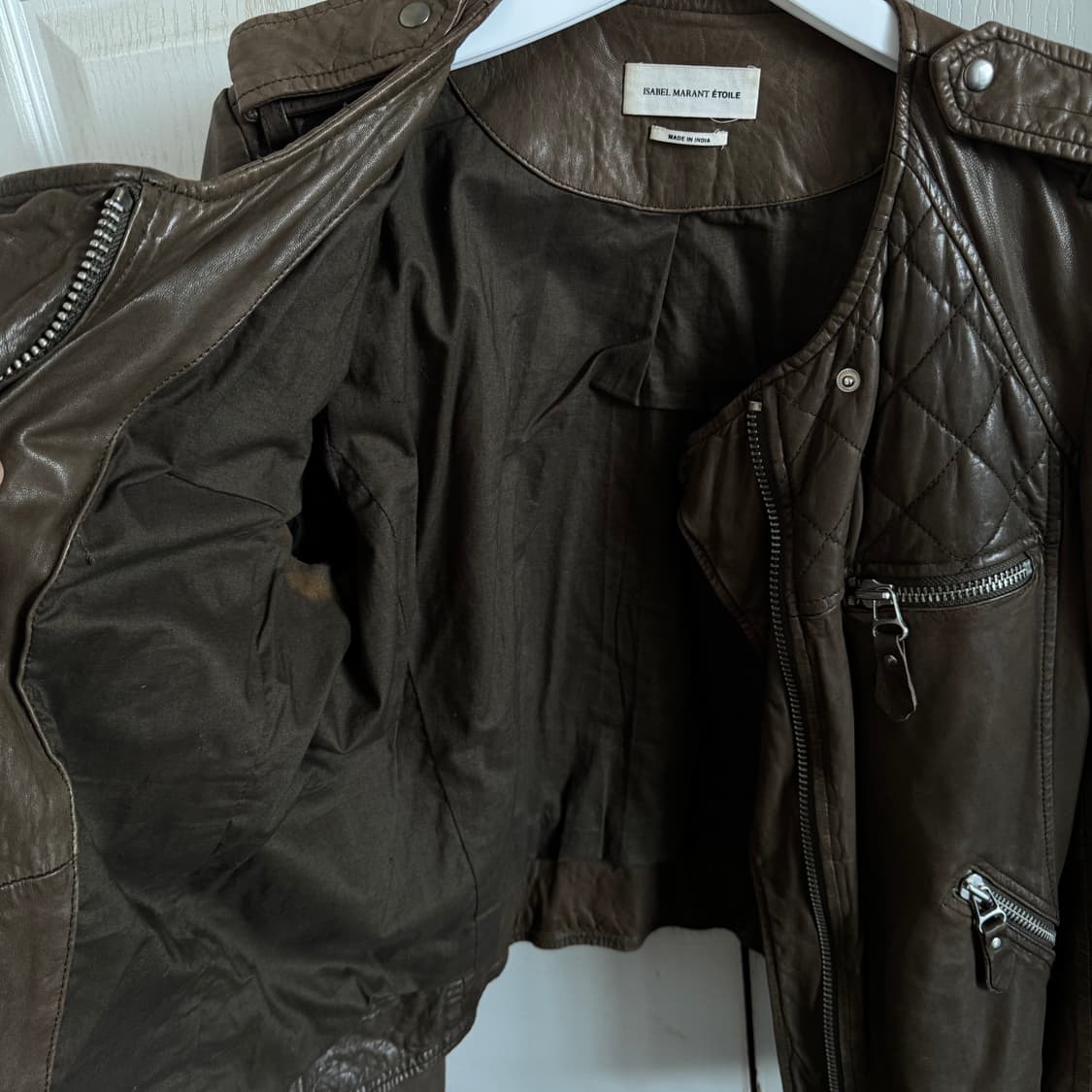 Isabel Marant Leather Jacket (40) 상품이미지5