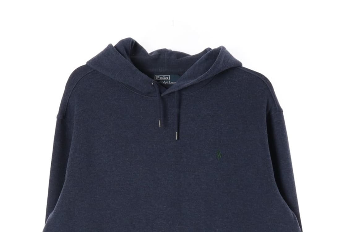 폴로 랄프로렌 그린 포니 네이비 후드티티 XL 상품이미지3