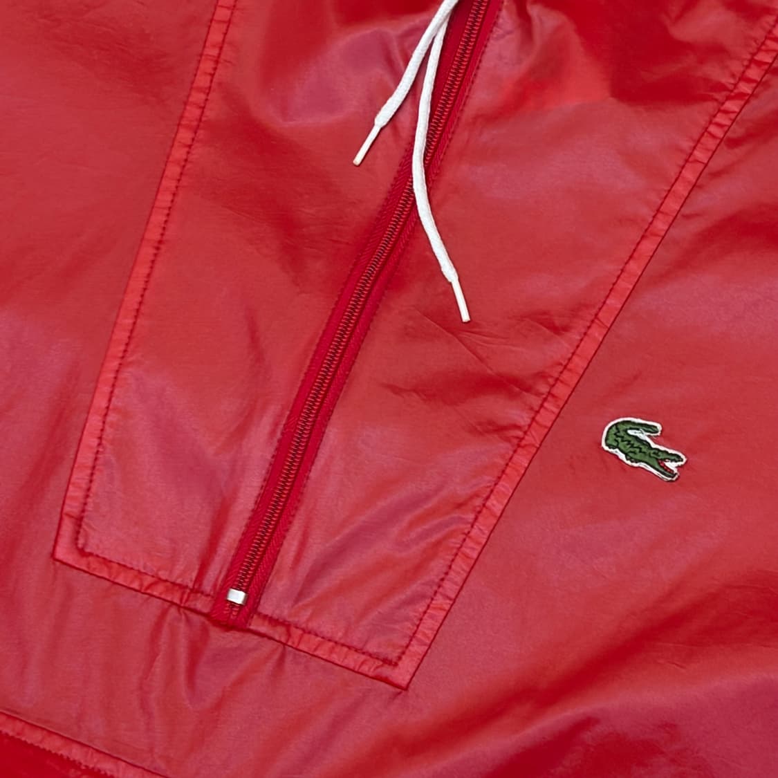 새상품급 80s USA 미국 빈티지 라코스테 아노락 바람막이 상품이미지5