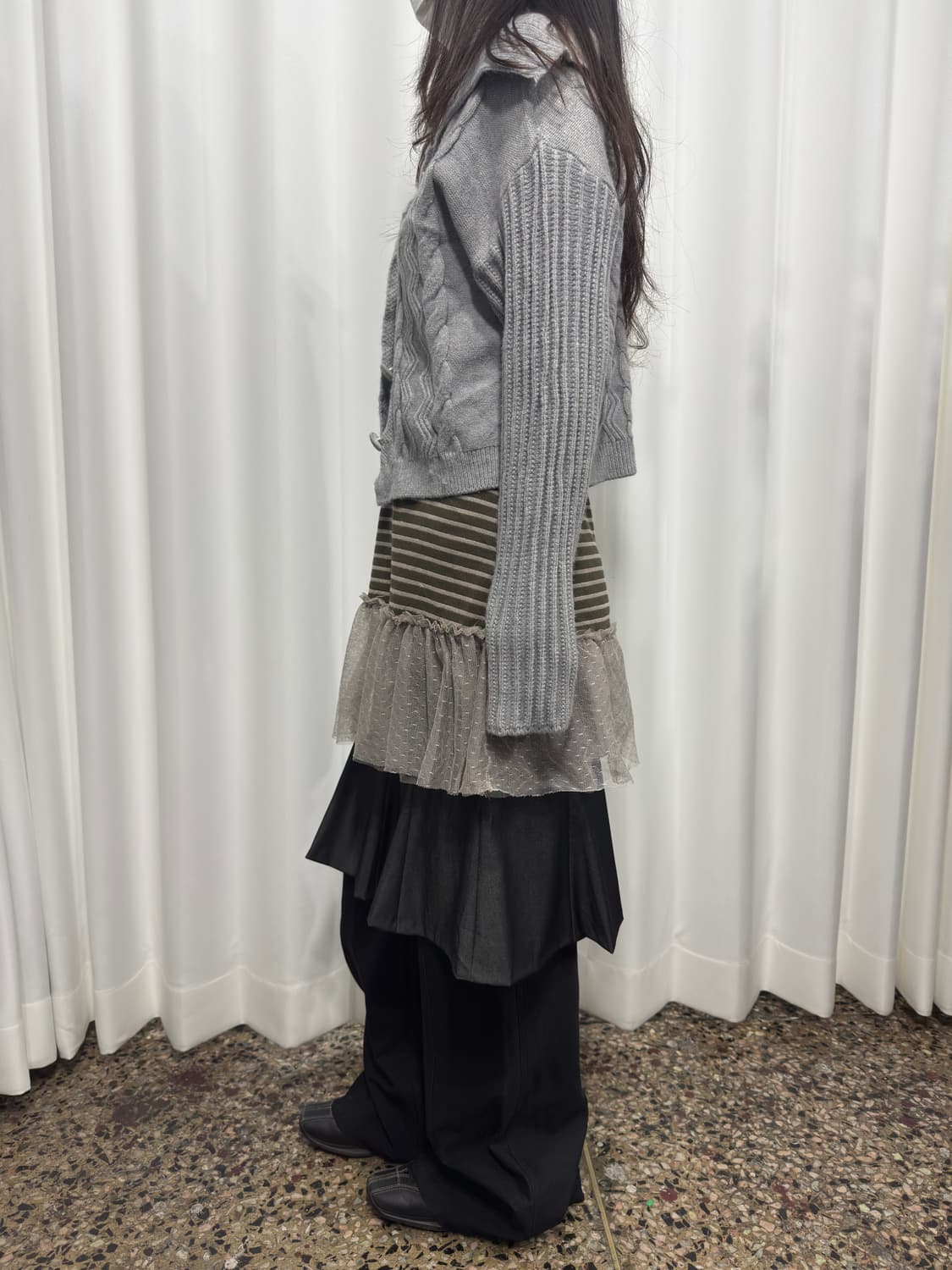 knit short cardigan 상품이미지5