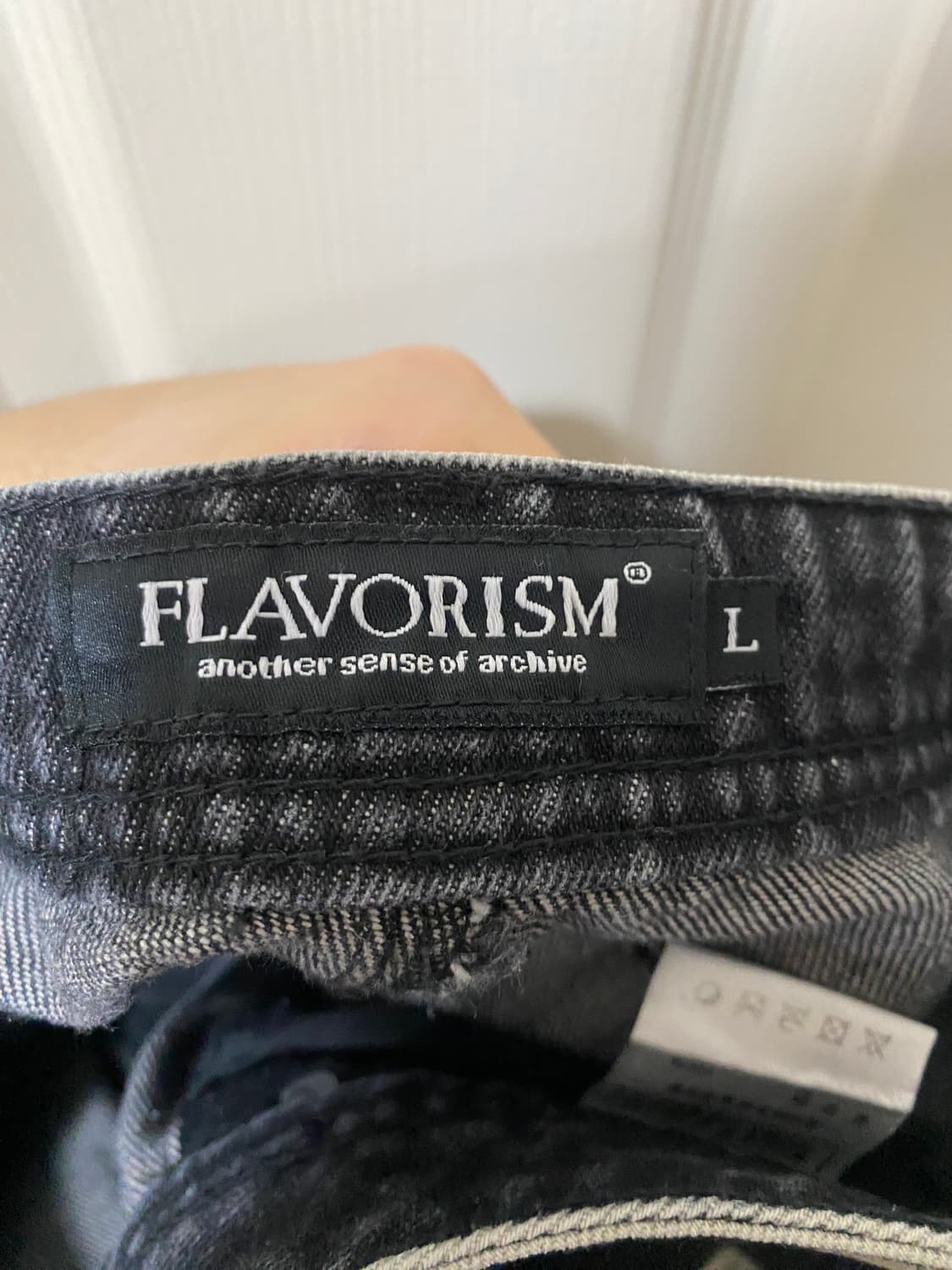 플레이버리즘 타이다이 워시드 카펜터 데님 팬츠 L 상품이미지5