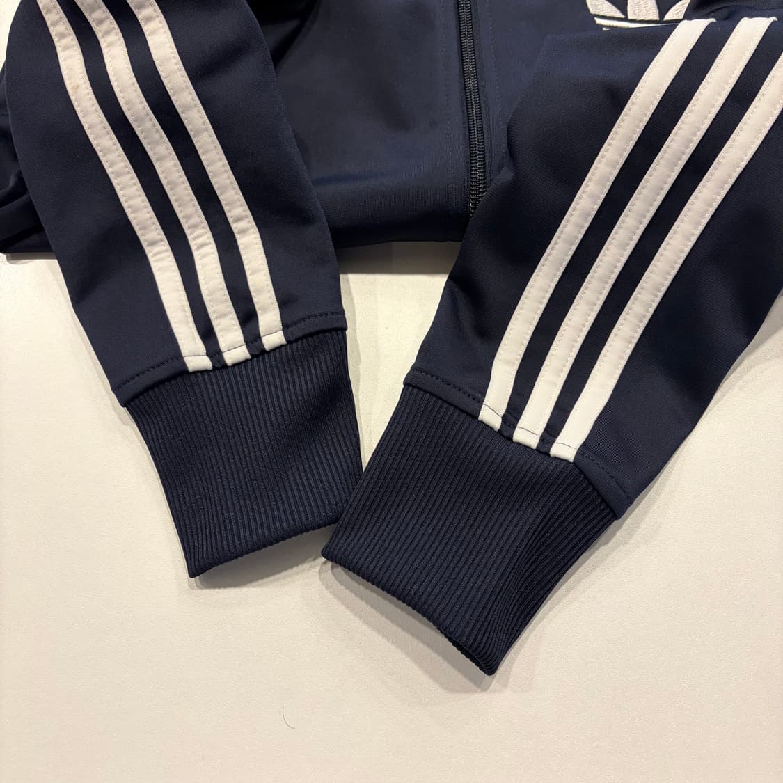 [85] 13s 아디다스 파이어버드 삼선 트랙탑 져지 네이비 C491 상품이미지6