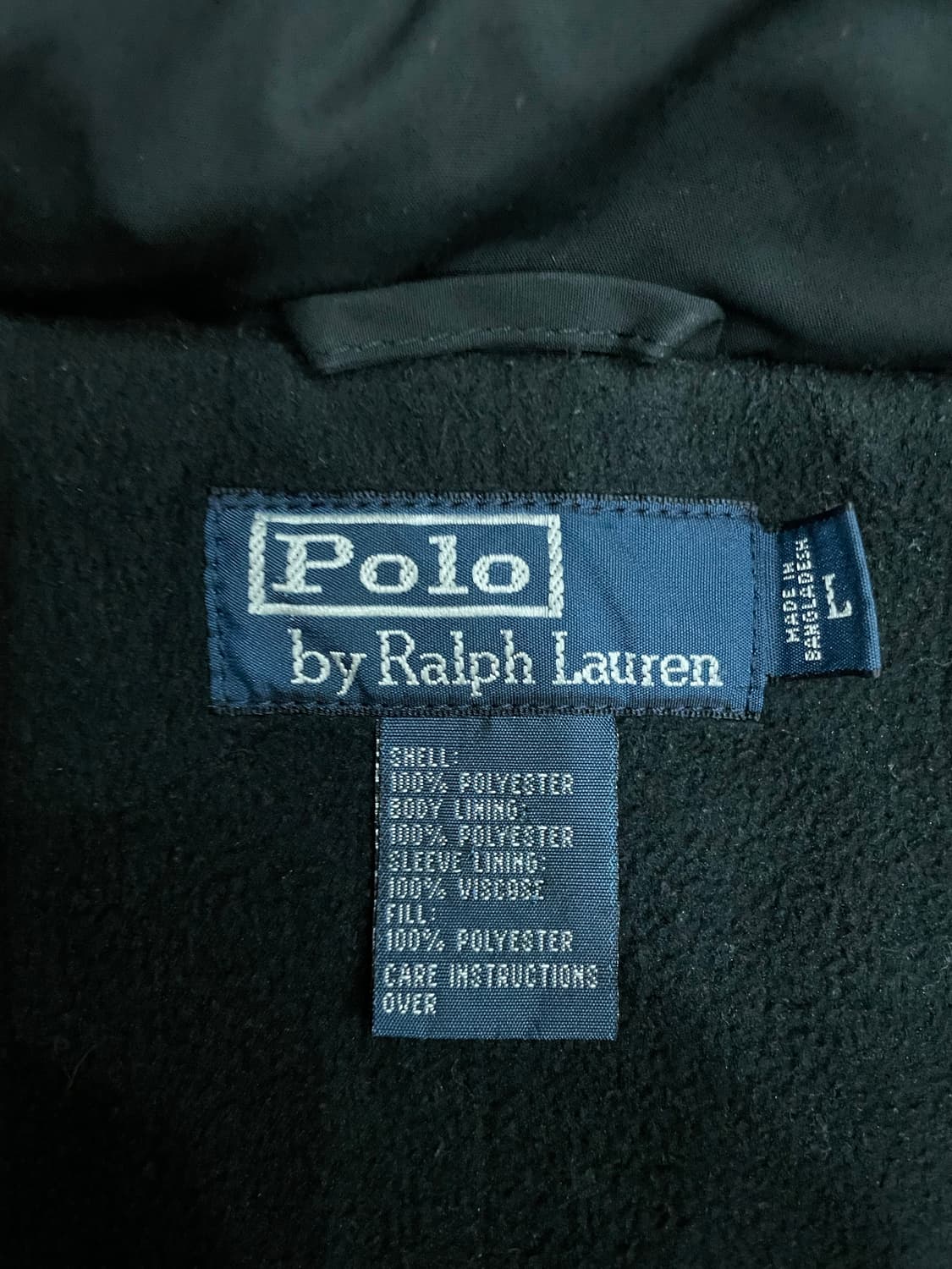 폴로 랄프로렌 폴리쉘 페리 자켓 블랙 상품이미지8