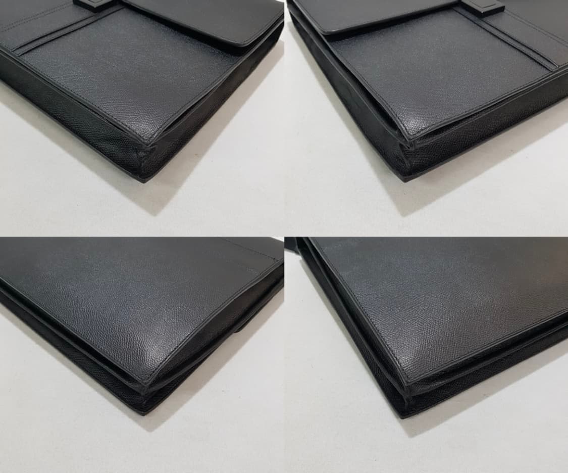 버버리 레더 블랙 브리프케이스 상품이미지5