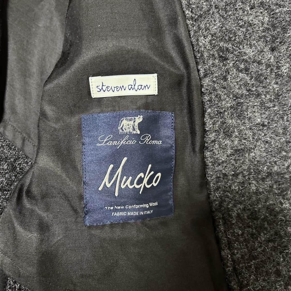 스티브 알란 니트 플렉 하프 발마칸 코트 상품이미지8