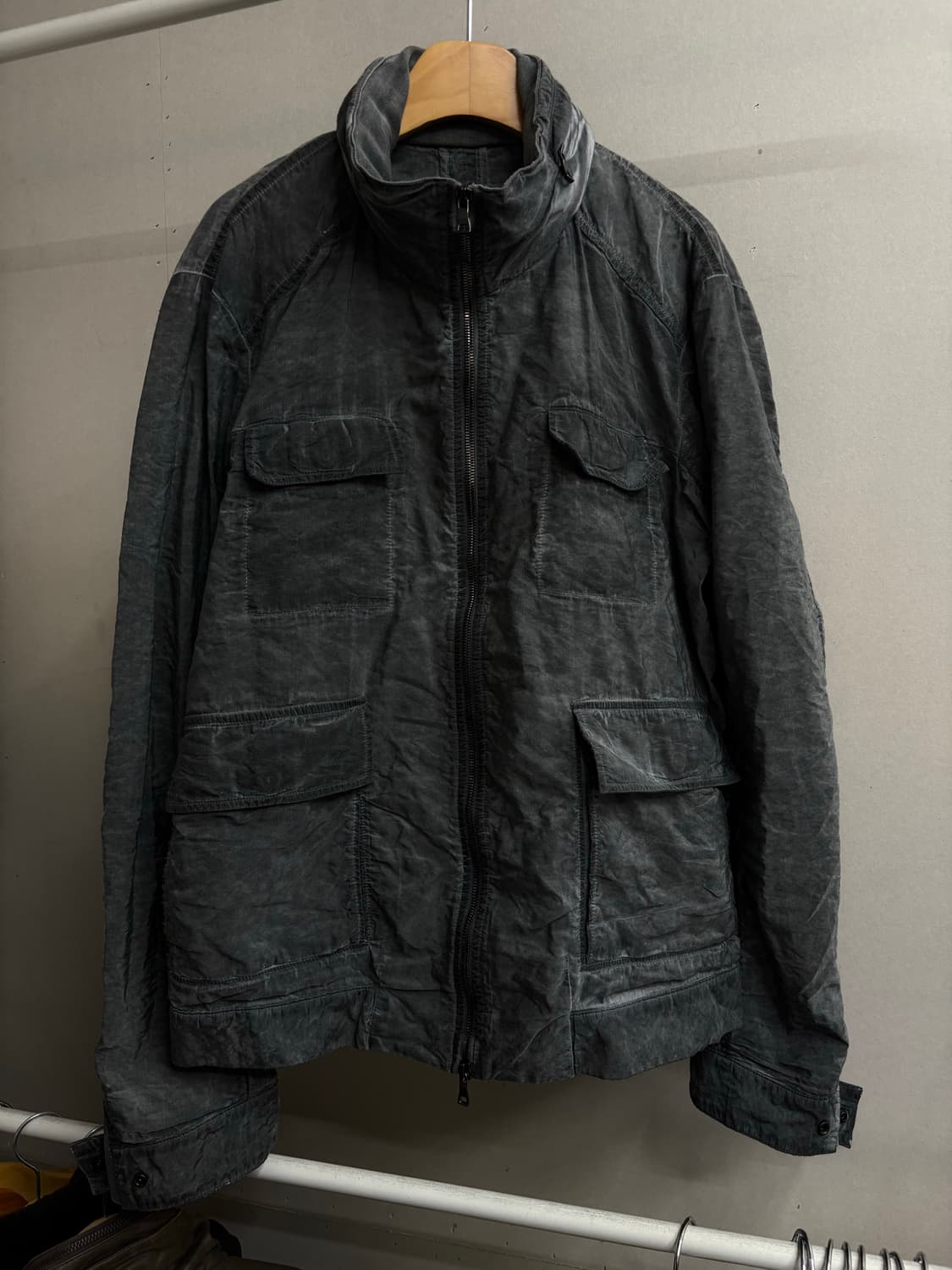 트랜짓 투웨이 하이넥 자켓 상품이미지1