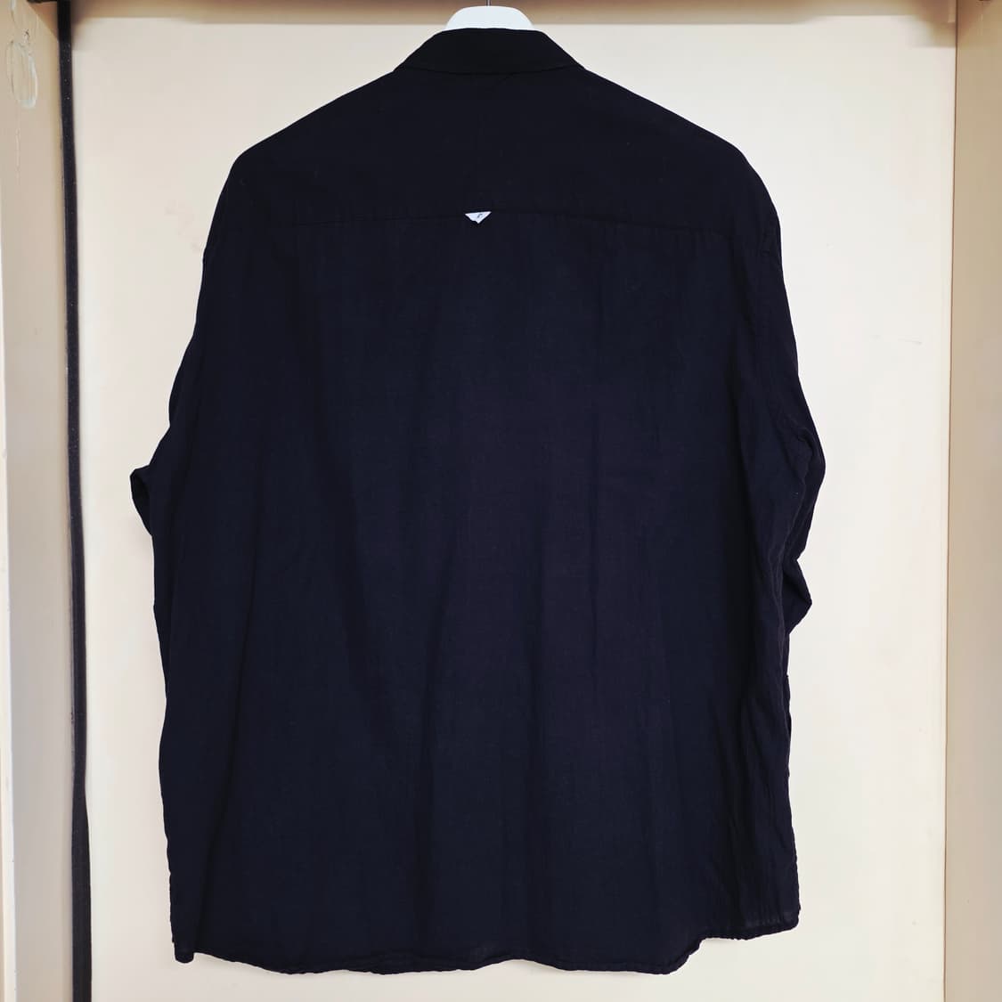 [2] 이얼즈어고 헴프 코튼 포이카 셔츠 블랙 yrs 상품이미지7