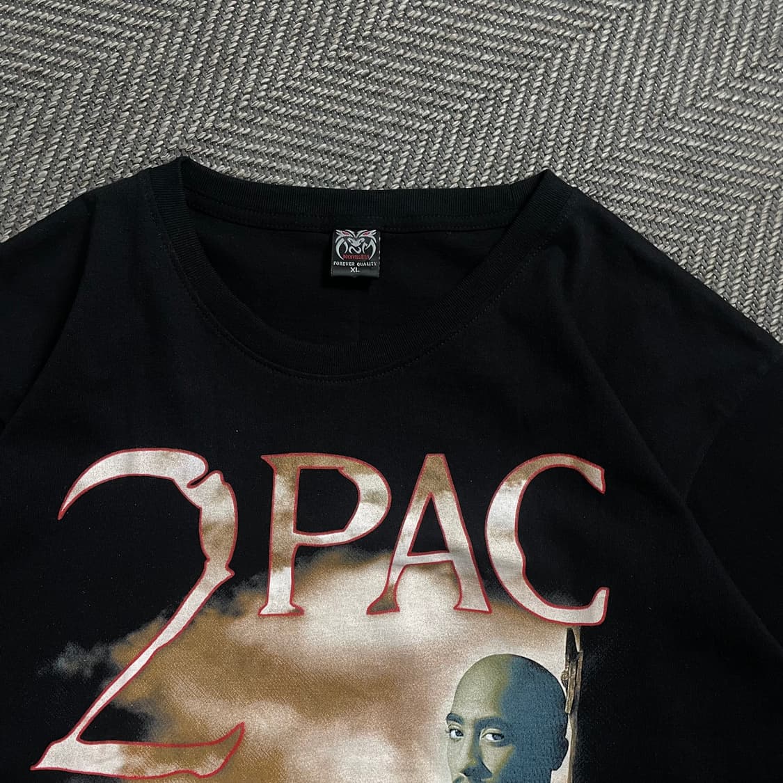 빈티지 투팍 힙합 프린팅 티셔츠o 4679 상품이미지4