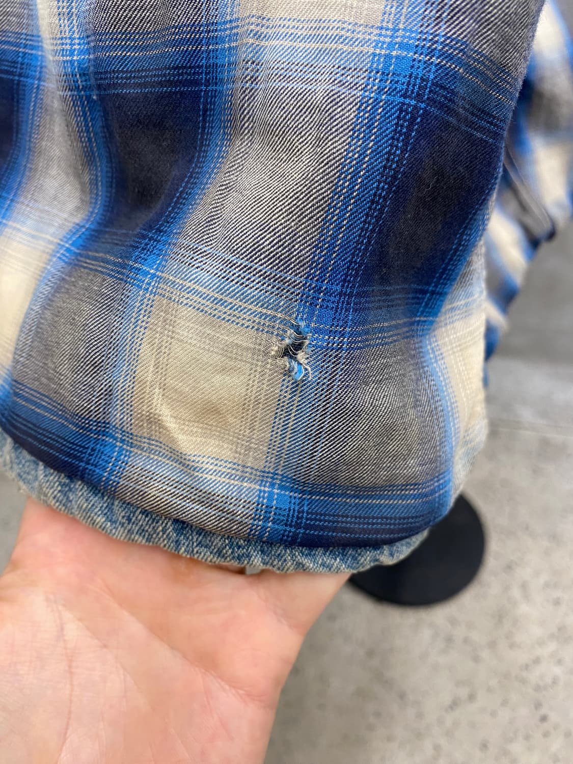 [S] 90s RRL 더블알엘 랄프로렌 페이디드 데님 초어자켓 상품이미지7