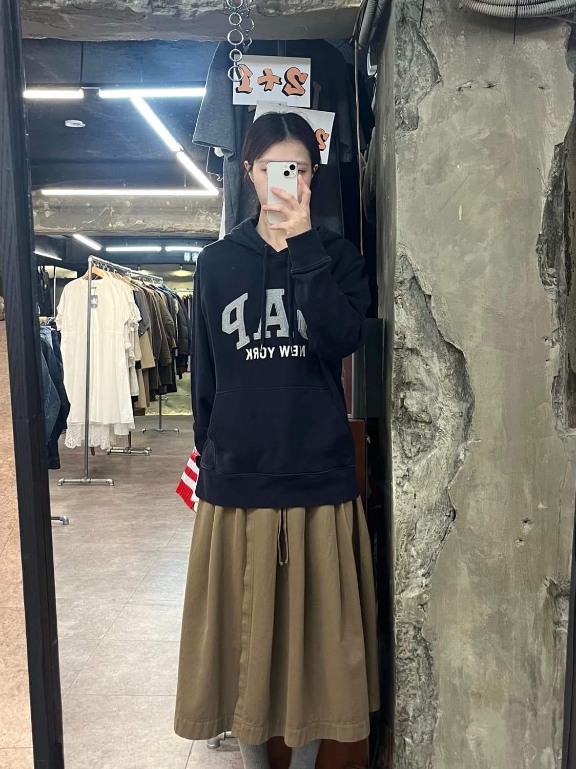 갭 후드티 네이비 M #csz4064 상품이미지2