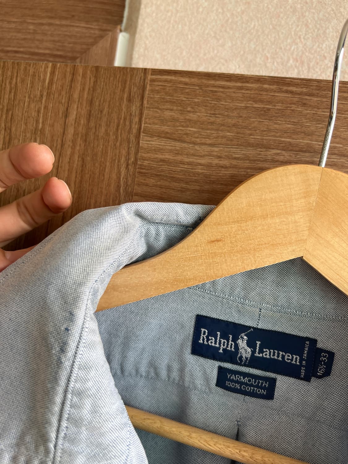 폴로 랄프로렌 옥스포드 야머스핏 셔츠 16 1/2 상품이미지6