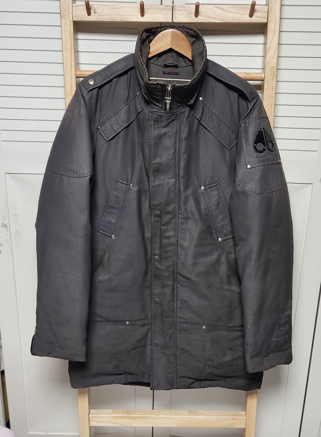 정품 무스너클 스틸링 롱 패딩 자켓 남성 상품이미지1