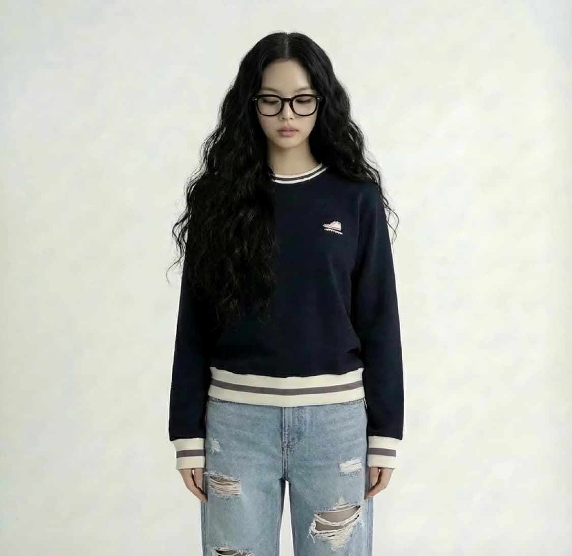 컨버스 재팬 올드스쿨 맨투맨 상품이미지1